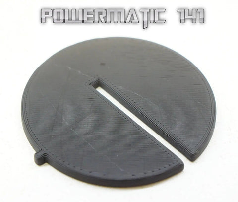Bandsaw Table Insert Throat Plate For Powermatic 141, Drop In Fit, 2.25 Inch By 0.124 Inch, Thin Durable Construction