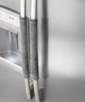 Refrigerator Door Handle Cover Set Of 2 Velcro Covers Keep Handles Clean From Smudges, Fingerprints, Drips, And Food Stains, Fits Dishwashers And Most Appliances, Gray
