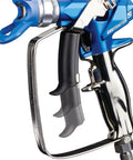 Built Tough Airless Spray Gun With RAC X 517 Switch Tip features ergonomic handle and snappy trigger for professional use.