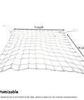 Heavy Duty Cargo Lifting Net 1.5x1.5m Hoisting Webbing, 2 Ton Load Capacity, durable construction with reinforced corners