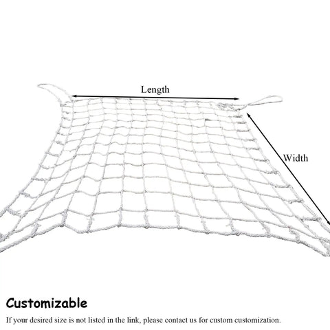 Heavy Duty Cargo Lifting Net 1.5x1.5m Hoisting Webbing, 2 Ton Load Capacity, durable construction with reinforced corners