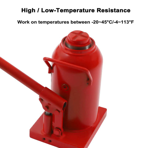 Heavy Duty 30 Ton Hydraulic Stubby Bottle Jack Tough As Nails Low Profile Design With Anti Slip Top Plate And Broad Base For Elevating Cars Trucks And Diesel Workhorses Easy Lifts