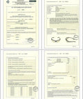 CE certification document for Constructor Full Lens Safety Reading Glasses With Wraparound Frame, UV400 Anti Fog Coated Lenses, Magnified +2.0 Diopter.