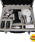 Pro Grade Veterinary Orthopedic Bone Drill And Knockout Precision Surgical Saw With Heavy Duty Motor and accessories in carrying case.