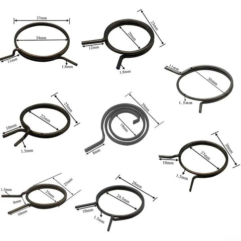 Solid Stainless Steel Door Handle Springs You Won't Regret Buying, 5-Piece Torsion Latch Repair Kit That Fixes Limp Interior Levers And Restores Smooth Function On Any Right Or Left Door For Serious Home Fixes. Assorted spring sizes