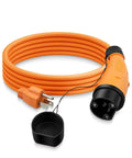 10Ft Heavy Duty EV Charging Cable Built Tough For Golf Carts And Electric Vehicles Featuring Premium Copper Wiring IP54 Waterproof Cord coiled with plug and cap