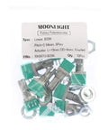 10 Pack 20K Ohm Rotary Pots With Knurled Shaft Side Adjustment 6 Pins One Turn 15mm Actuator Length Type B B20K Potentiometer RK097G For Audio and Signal Control on PCBs, bagged