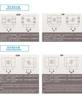 Heavy Duty AT125 Pneumatic Actuator Double Acting Spring Return Air Cylinder diagrams illustrating CCW and CW motion.