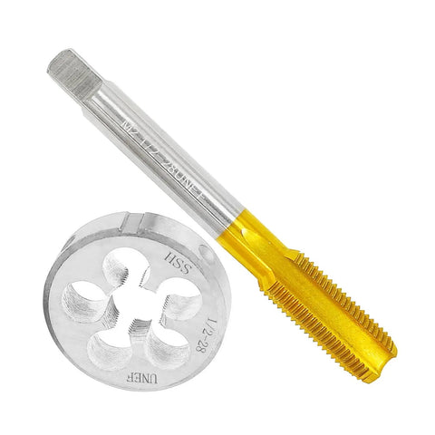 Heavy Duty 40 Piece Stainless Steel Tap And Die Set For Threading Metal, Cast Iron, And Low Steel. Perfect Wrench Kit With Fine Thread Options For Pro Mechanics And DIY Guys Who Want Reliable Durability Today. tap and die set with round die and tap