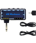 Guitar And Bass Headphone Amp With Built In Chorus Effects Portable Rechargeable Mini Headphone Amplifier for Silent Practice