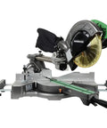 Pro Grade Miter Saw With Eight And A Half Inch Blade And Linear Ball Bearing Slide System For Ultra Smooth Accurate Cuts