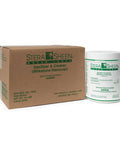 Stera Sheen Green Label Sanitizer & Cleaner Milkstone Remover for ice machines; box and jar, 4-lb jars, 4-pack.