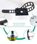 200 Piece Adhesive Nylon Cable Ties And Cord Clips Desk Wire Management Kit Pro Grade Strong Durable Zip Ties