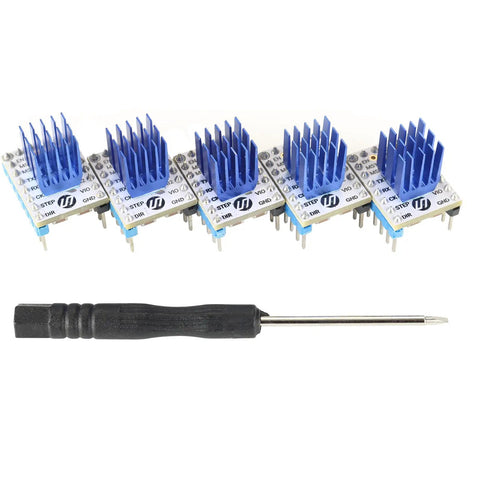Whisper Quiet TMC2209 V4.0 Stepper Driver Kit With Heatsinks UART Mode 5 Pack Reprap RAMPS 1.4 MKS Gen L SKR V1.3 image