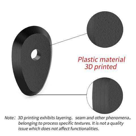 3D printed plastic material of 4-Pack Pushbutton Spacers For Electronic Road Bike Shifting That Boost Your Shift Feel And Control
