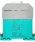 K-LB-1.6G One-Channel Surge Protector for DIN Rail, shown from front, with 20kA spike shield, industrial voltage guard.