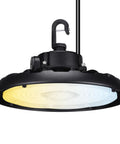 Three Power Modes Workhorse UFO LED High Bay Light Dimmable 0-10V 120-277V IP65 Aluminum for Garage Shop Warehouse 100W 150W 200W 3500K 4000K 5000K Color Temperature UL DLC Listed