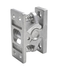Spring Loaded Double Roller Door Latch With Strong Grip, Stainless Steel Black Touch Release Clamp for RV cabinets and boats