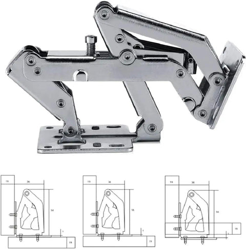Hidden Soft Close Cabinet Hinges 130 To 170 Degree Adjustable Concealed Surface Mount Frameless Hinges for kitchen cabinets