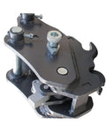 Mechanical Quick Hitch System for Mini Excavator 0.5 to 3 Ton for easy swap between buckets, rakes, breakers, grapples.