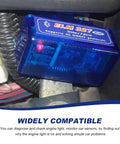 ELM327 Mini interface in use in car, part of 2 Pack Dope ELM327 OBD2 Bluetooth Car Diagnostic Scanner Pro Mini Wireless Engine Fault Code Reader Reads And Clears Codes And Live Data For Most OBD2 Vehicles