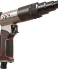 Quarter Inch Pneumatic Screwdriver With Fast Action Chuck, 800 RPM, Heavy Duty Ball Bearing Construction, Variable Speed Trigger