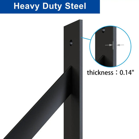 Beefy Heavy Duty Gate Corner Brace Kit With Adjustable Hardware To Keep Your Wooden Gate From Sagging Fits Fences Driveways Corrals And Wood Windows Reinforced Steel Brackets Easy Install Door Not Included