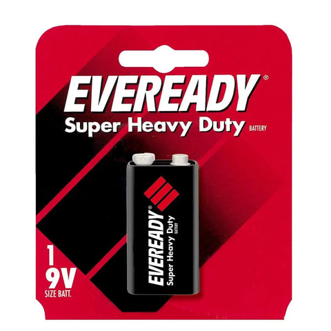 Beefy 9V Battery Heavy Duty Power For Fire Alarms Controllers Toys And More Zinc Chloride Core Mercury Free Long Lasting Energy