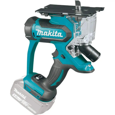 18V LXT Cordless Cut Out Saw XDS01Z Tool Only With Variable Speed 0 To 6000 SPM For Fast Drywall Openings A Beast Of A Tool Cutting Up To One And Three Sixteenths Inches Depth One Half Inch Drywall Per Charge With 4Ah Battery Not Included