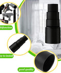 Must Have Vacuum Attachment Kit For 25mm And 32mm Hoses With Two 32mm Extension Wands Crevice Tool And Hose Adapter Eight Piece Set displayed