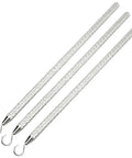 No Sweat One Handed Bracelet Helper Tool Kit 12 Pcs Makes It Easy To Put On Bracelets Watches And Anklets Solo Universal Fit For Chain Beaded Leather And Magnetic Closures Jewelry Making Supplies; 3 silver hook tools