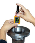 Integrated Portable Leeb Hardness Tester Pen Type With D Type Impact Device And DL Test Block, Big OLED Color Display, Expanded Data Storage And Lightning Fast Data Communication, Pro Grade HB HRC HRB HV HS HL And Sigma B Strength, testing steel gear