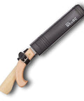 Japanese NATA Tool Knife And Pruning Saw Set 6.5 Inch Hatchet Axe with sheath, showing wooden handle and protective cover