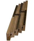 Heavy Duty Wooden Table Extension Slides Deliver Slick Glide For Pedestal Dining Tables No Sweat Setup Allows 51 Inch Opening With 26 Inch Base Expands Tops Up To 52 Inches For Weekend Cookouts, close-up view.