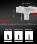 Image of tire valve compatibility for 4 Pack Colorful LED Wheel Lights With Motion Sensor For Cars Bicycles And Motorcycles