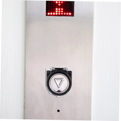 Round Button Protector Covers For Power Switch Guards Dope Safe Dustproof Shields on elevator control panel.