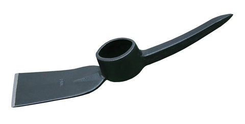 Heavy Duty Forged Mattock Pick With Beveled Edge, Mighty Pickaxe Head For Digging And Landscaping, 2.5 Lb Mattock Hoe Tool