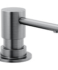 Trinsic Metal Soap Dispenser In Arctic Stainless Finish With Sleek Modern Design Above Deck Refill Capability 13 Oz Capacity Easy Pump Durable Stainless Construction For Kitchen Sink Decor.