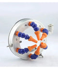 Heavy Duty Spindle Cooling Ring For CNC Machines With Hella Efficient 360 Degree Coolant Spray System Crushes Heat While Keeping Your Work Rig Spotless And Cool At 105 Mm Diameter angled view with coolant nozzles.