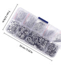 Stainless Steel Spring Lock Washer Kit M2 To M10 600 Piece Assortment For Heavy Duty Industrial Grade Machinery Mechanical Repair