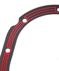 Heavy Duty Differential Cover Gasket Fits Ford 8.8 Inch Rear Axle with red elastomer beading detail.