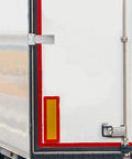 Beefy Heavy Duty Galvanized Iron Truck Door Hinge For Carriage And RV Doors, Silver Folding Hardware With 8.5mm Hole Diameter, Built To Last, Easy Install, Stable Performance For Trucks And Trailers on trailer door