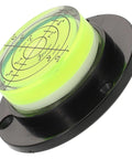 Mini Circular Bubble Level for Camera Tripods and Turntables, Portable On The Go Precision Horizontal Alignment Tool close-up