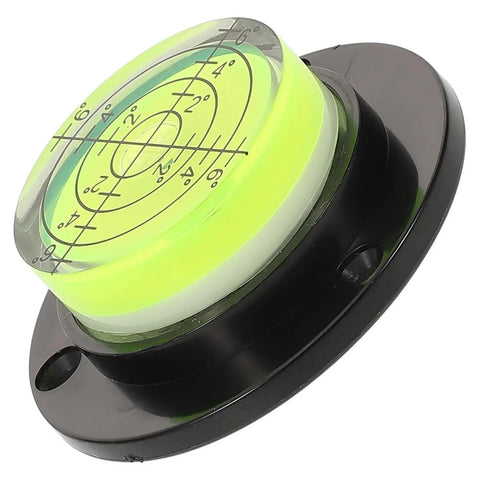 Mini Circular Bubble Level for Camera Tripods and Turntables, Portable On The Go Precision Horizontal Alignment Tool close-up