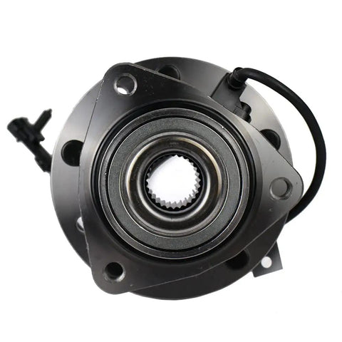 Top view of Front Wheel Hub And Bearing Assembly For 4x4 Chevy S10 Blazer GMC Jimmy Sonoma Isuzu Hombre Oldsmobile Bravada 5 Lug With ABS 4WD