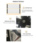 Heavy Duty Remote Attic Ladder For Seamless Ceiling Access With Electric Pull Down System features anti-slip treads and reinforced rivets.