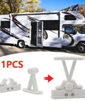 Door Retainer Catch Kit For Camper RV Motorhome Caravan Accessory Made From Durable Nylon PA66 Plastic Easy Install shown with RV