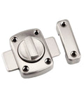 Kick Your Security Up A Notch With This Heavy Duty Rotate Bolt Latch Silver Brushed Hardware For Doors Cabinets Windows Solid Grip
