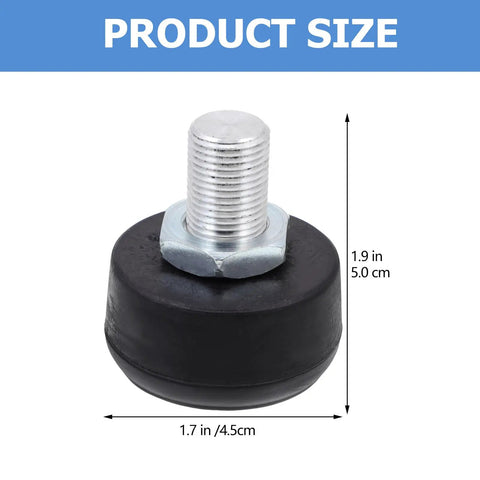 Adjustable Rubber Toe Stopper for Roller Skates High Elasticity Brake Head Replacement for Quad Inline Double Row Size 1.7x1.9 inch