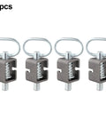 Badass Heavy Duty Trailer Gate Spring Latch Assembly Weld On Five Eighth Inch Steel Tube Build For Toughest Haul Jobs Secure Cargo Locking Clasp nails it with 4 pack of latch units.